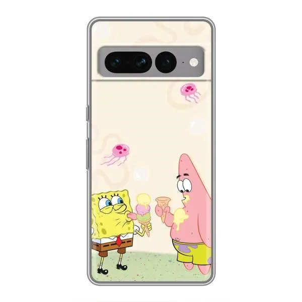 Чохол з принтом «Патрік і Боб» для Google Pixel 7 Pro