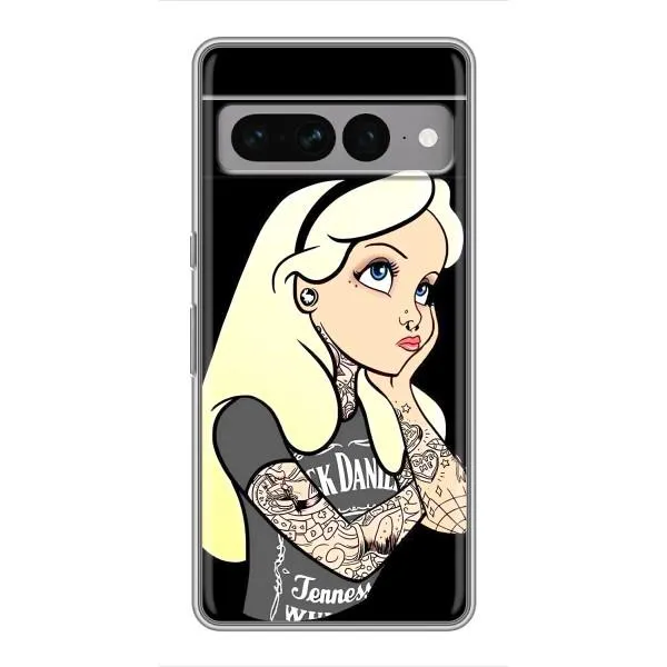 Чохол з принтом «Дівчина в тату» для Google Pixel 7 Pro