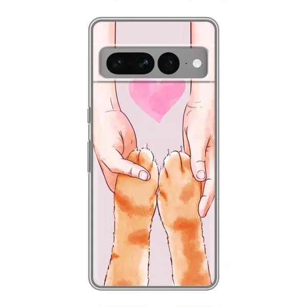 Чехол с принтом «Любовь к котикам» для Google Pixel 7 Pro