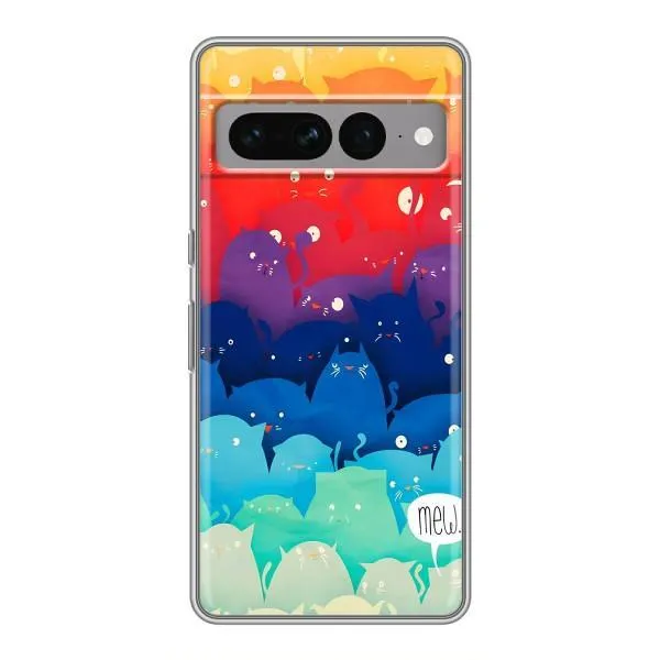 Чехол с принтом «Mew» для Google Pixel 7 Pro