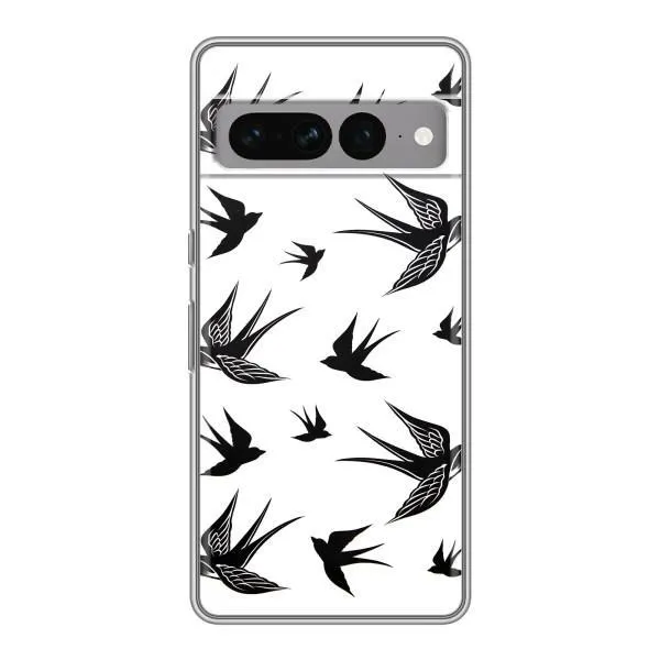 Чохол з принтом «Ластівки» для Google Pixel 7 Pro