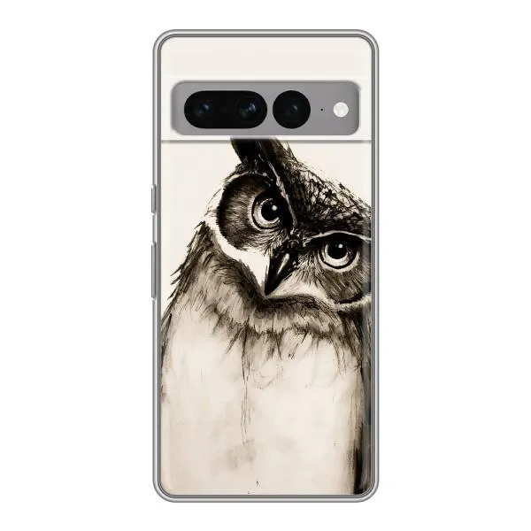 Чохол з принтом «Сова» для Google Pixel 7 Pro