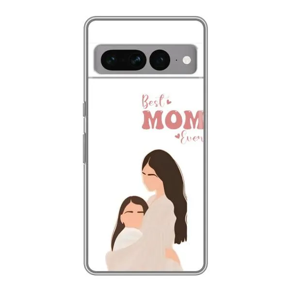 Чехол с принтом «Мама и дочка» для Google Pixel 7 Pro