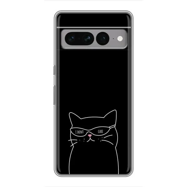 Чохол з принтом «Байдужий кіт» для Google Pixel 7 Pro