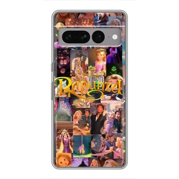 Чохол з принтом «Колаж Рапунцель» для Google Pixel 7 Pro