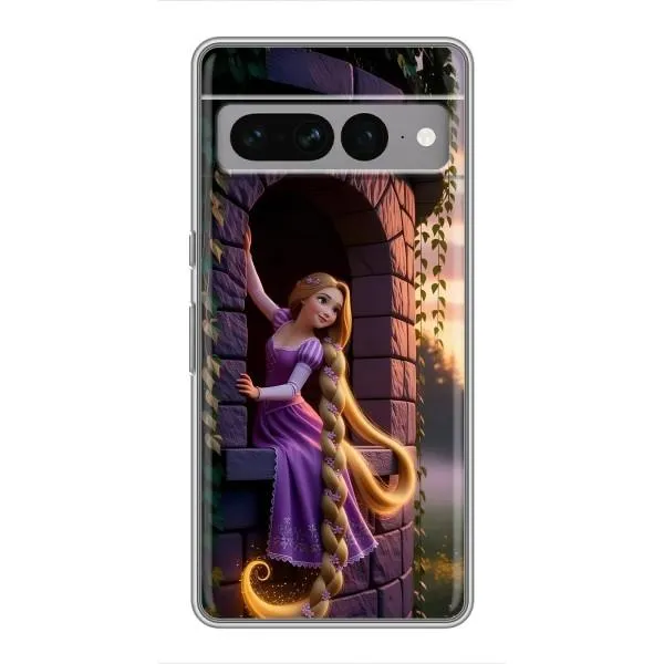 Чохол з принтом «Рапунцель на вежі» для Google Pixel 7 Pro