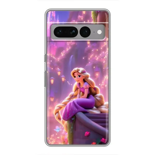 Чохол з принтом «Рапунцель у замку» для Google Pixel 7 Pro