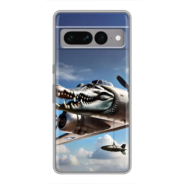 Чехол с принтом «Бомбардиро крокодило» для Google Pixel 7 Pro