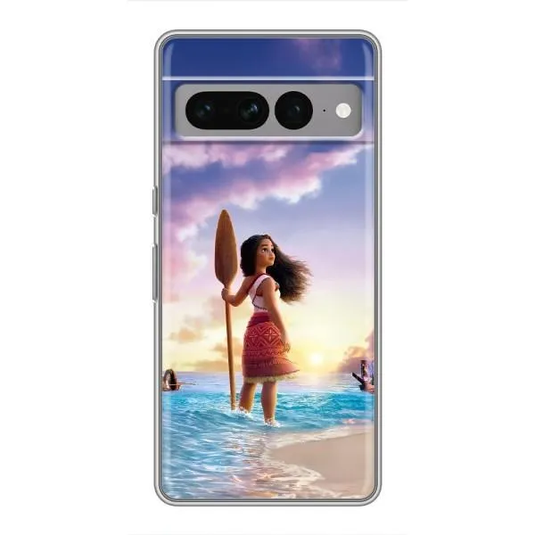 Чохол з принтом «Моана з веслом» для Google Pixel 7 Pro Чохол з принтом «Моана з веслом» для Google Pixel 7 Pro
