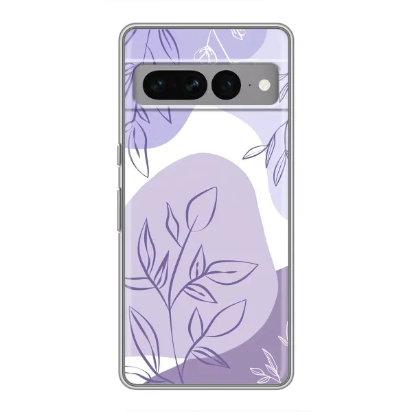Чехол с принтом «Фиолетовые листья абстракция» для Google Pixel 7 Pro