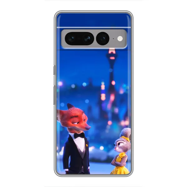 Чехол с принтом «Романтический вечер Зверополис» для Google Pixel 7 Pro