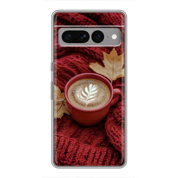Чохол з принтом «Кава на ковдрі» для Google Pixel 7 Pro