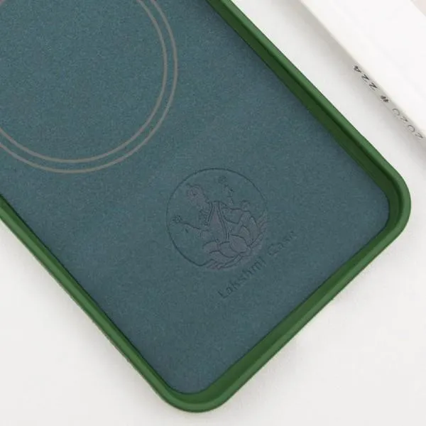 Чехол Silicone Cover Lakshmi Full Camera (AA) with Magnetic Fit для Google Pixel 7 — Зеленый — фото 2