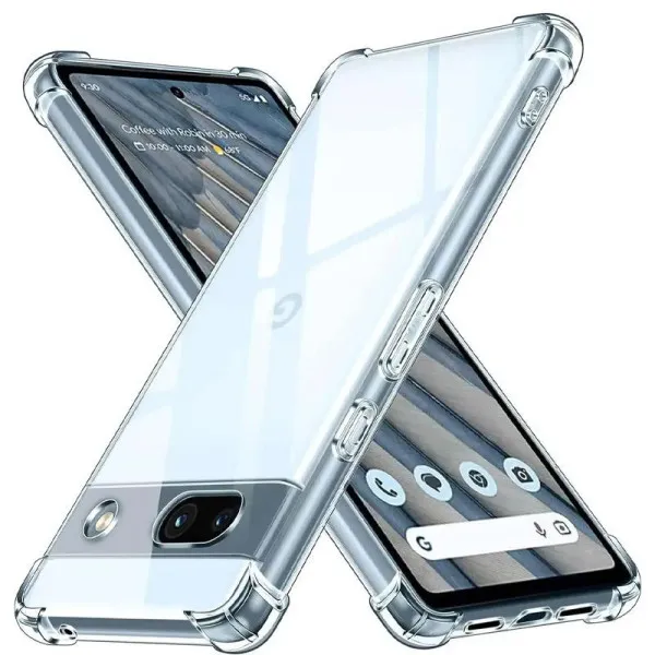 TPU чехол GETMAN Ease logo усиленные углы Full Camera для Google Pixel 7 — Прозрачный — фото 4 TPU чехол GETMAN Ease logo усиленные углы Full Camera для Google Pixel 7 — Прозрачный — фото 4