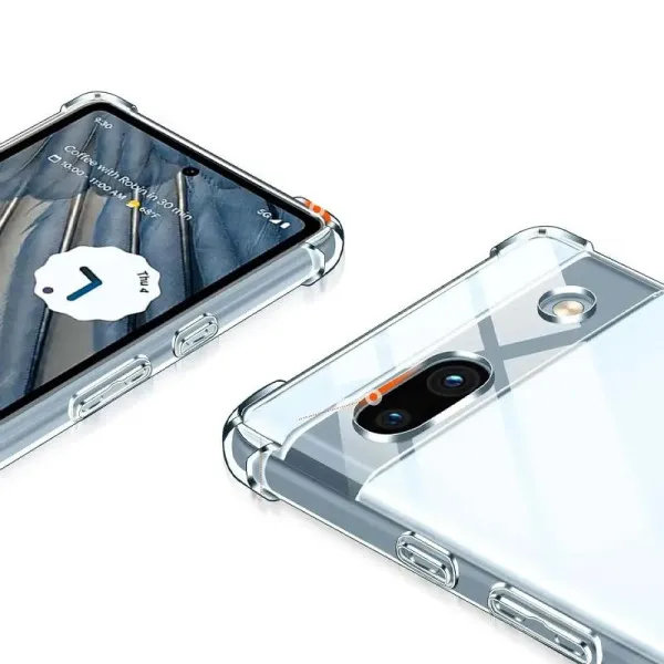 TPU чехол GETMAN Ease logo усиленные углы Full Camera для Google Pixel 7 — Прозрачный — фото 1 TPU чехол GETMAN Ease logo усиленные углы Full Camera для Google Pixel 7 — Прозрачный — фото 1