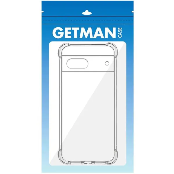 TPU чехол GETMAN Ease logo усиленные углы Full Camera для Google Pixel 7 — Прозрачный — фото 2 TPU чехол GETMAN Ease logo усиленные углы Full Camera для Google Pixel 7 — Прозрачный — фото 2