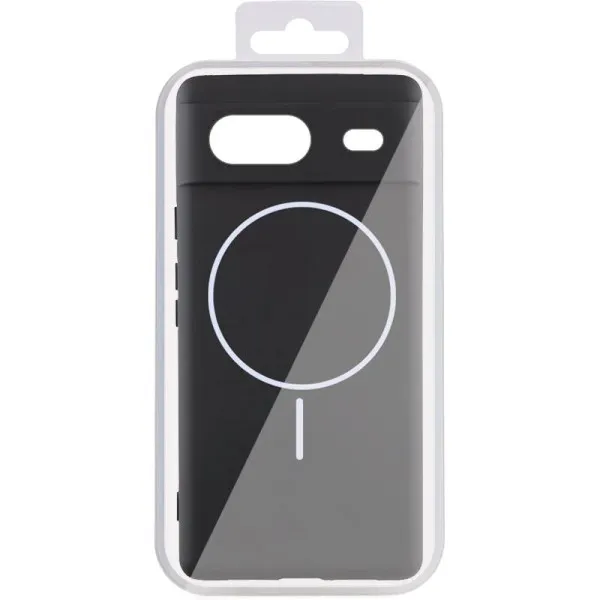 Чехол Silicone Cover Lakshmi Full Camera (AA) with Magnetic Fit для Google Pixel 7 — Черный — фото 4