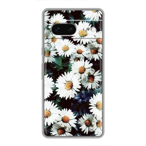 Чехол с принтом «Ромашки» для Google Pixel 7