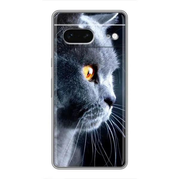 Чехол с принтом «Серый Кот» для Google Pixel 7