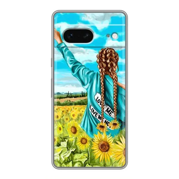Чехол с принтом «Украиночка» для Google Pixel 7
