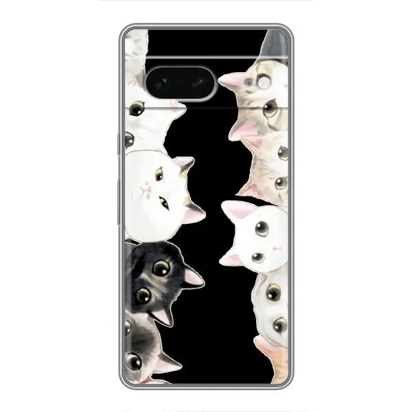 Чехол с принтом «Взгляд котов» для Google Pixel 7 Чехол с принтом «Взгляд котов» для Google Pixel 7