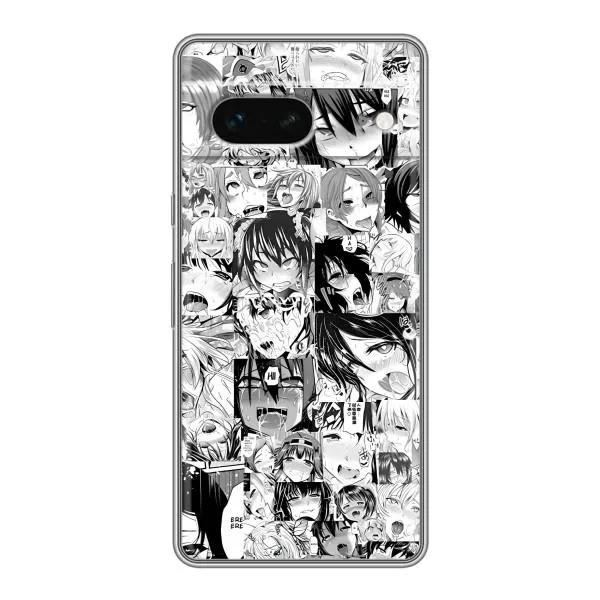 Чехол с принтом «Ahegao manga» для Google Pixel 7