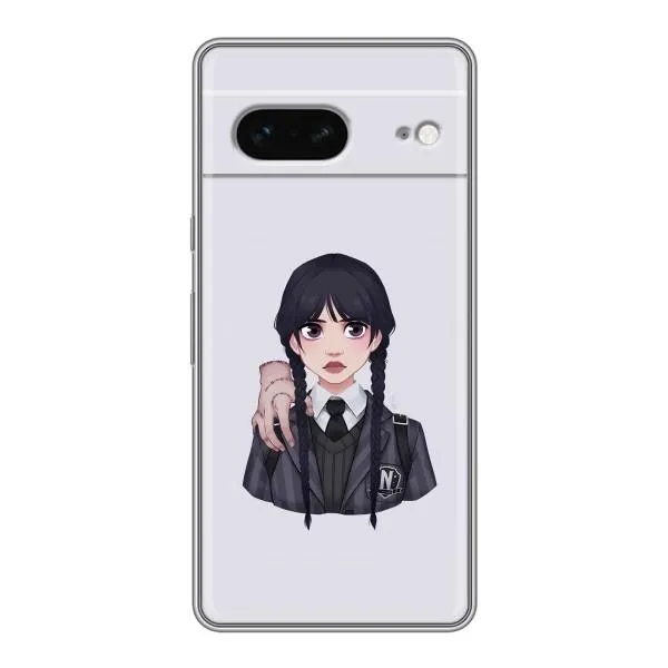 Чохол з принтом «Венздей і Річ» для Google Pixel 7