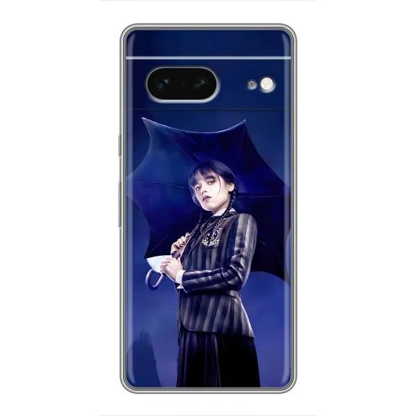 Чохол з принтом «Венздей з парасолькою» для Google Pixel 7