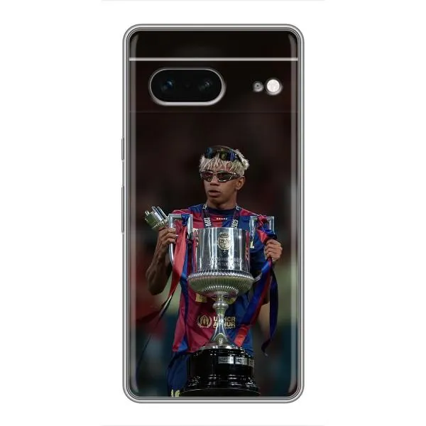 Чехол с принтом «Ямаль с кубком» для Google Pixel 7