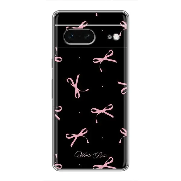 Чохол з принтом «Банти на чорному» для Google Pixel 7