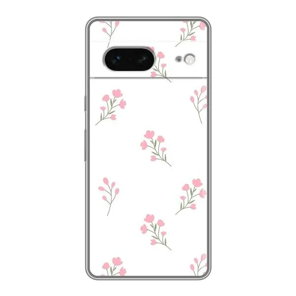 Чехол с принтом «Розовые цветы» для Google Pixel 7 Чехол с принтом «Розовые цветы» для Google Pixel 7
