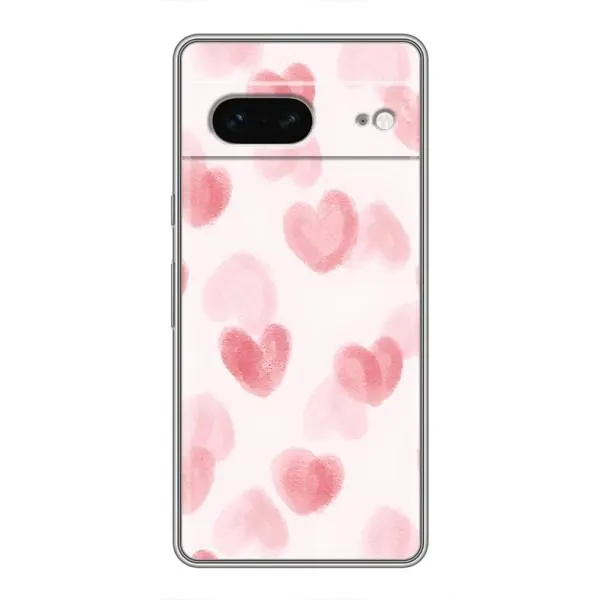 Чехол с принтом «Розовые сердечки» для Google Pixel 7 Чехол с принтом «Розовые сердечки» для Google Pixel 7
