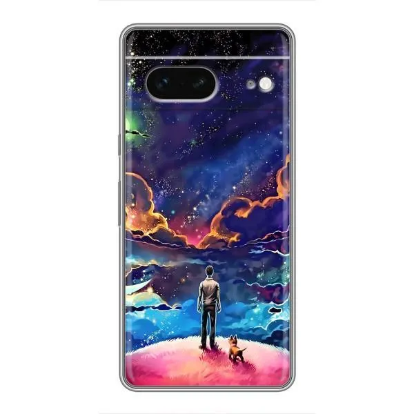 Чехол с принтом «Галактический вид» для Google Pixel 7