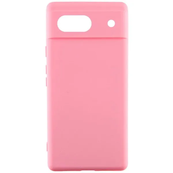 Чохол Silicone Cover Lakshmi Full Camera (AAA) для Google Pixel 7a — Рожевий — фото 4