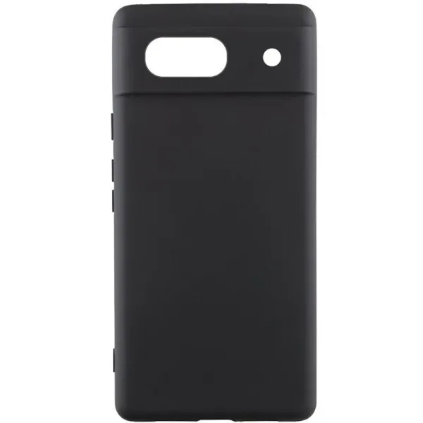 Чохол Silicone Cover Lakshmi Full Camera (AAA) для Google Pixel 7a — Чорний — фото 1