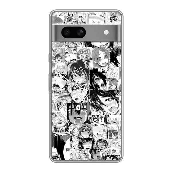 Чохол з принтом «Ahegao manga» для Google Pixel 7A