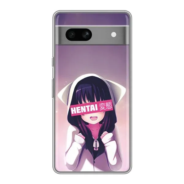 Чохол з принтом «Hentai chan» для Google Pixel 7A