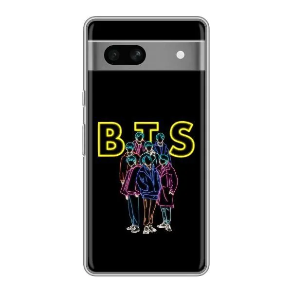 Чохол з принтом «BTS стайл» для Google Pixel 7A