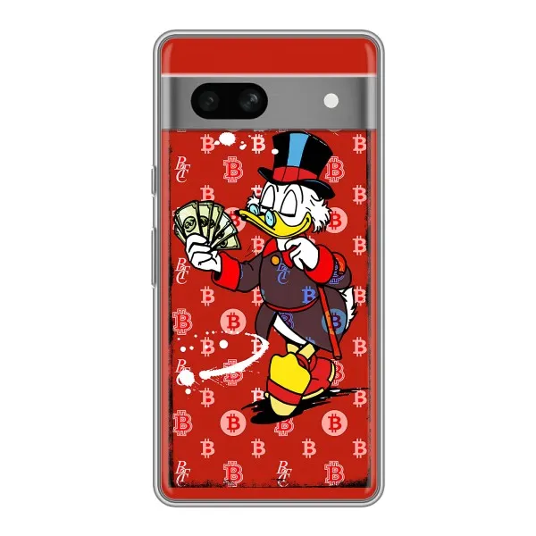 Чохол з принтом «Scrooge MagDag» для Google Pixel 7A