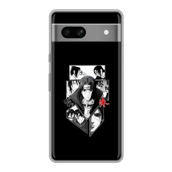 Чехол с принтом «коллаж Итачи» для Google Pixel 7A