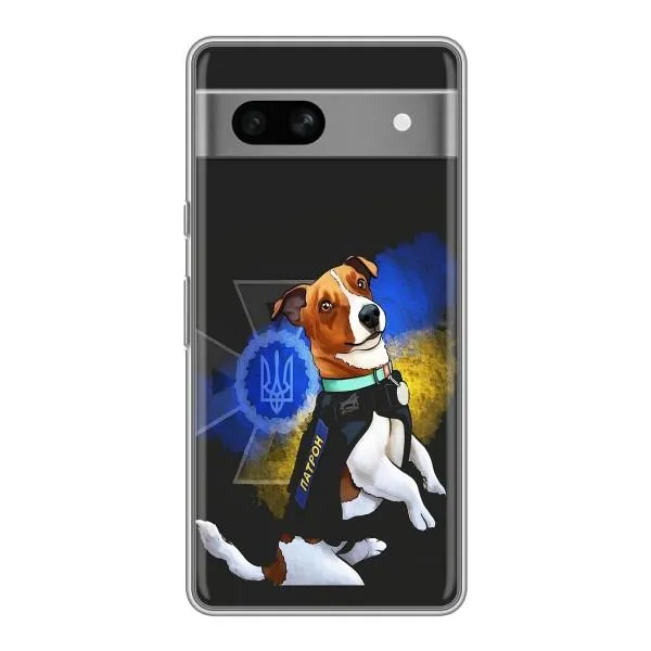 Чехол с принтом «Патрон собачка» для Google Pixel 7A