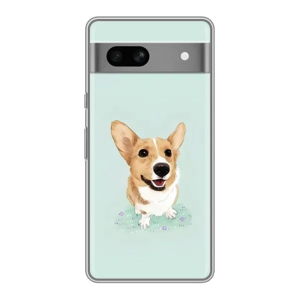 Чехол с принтом «Корги» для Google Pixel 7A