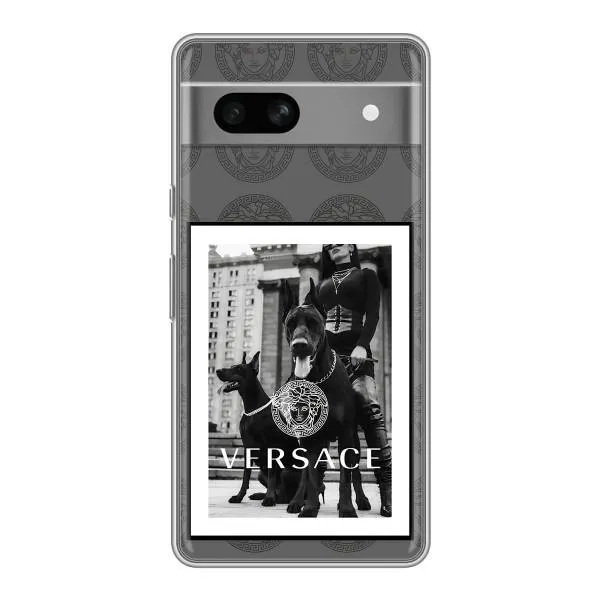 Чохол з принтом «Версаче» для Google Pixel 7A