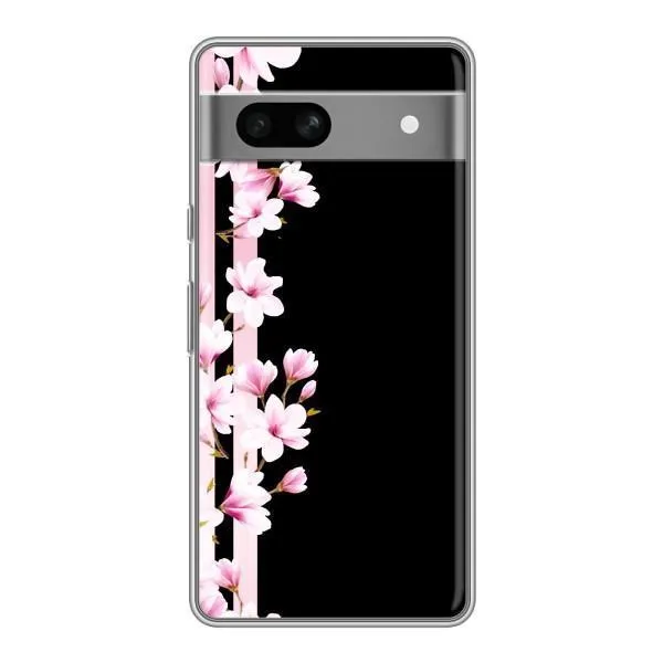 Чохол з принтом «Квіточки» для Google Pixel 7A