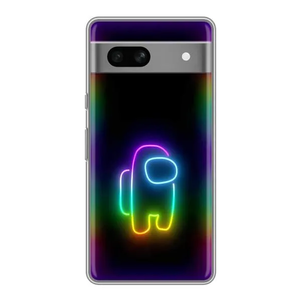 Чехол с принтом «Яркий скин» для Google Pixel 7A
