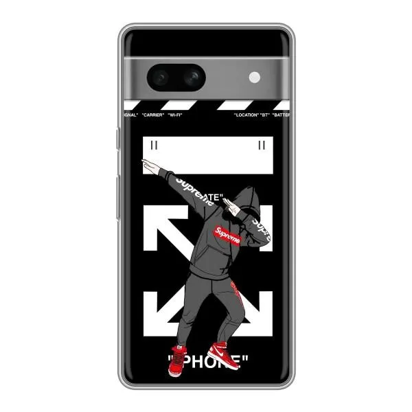Чохол з принтом «Супрім» для Google Pixel 7A