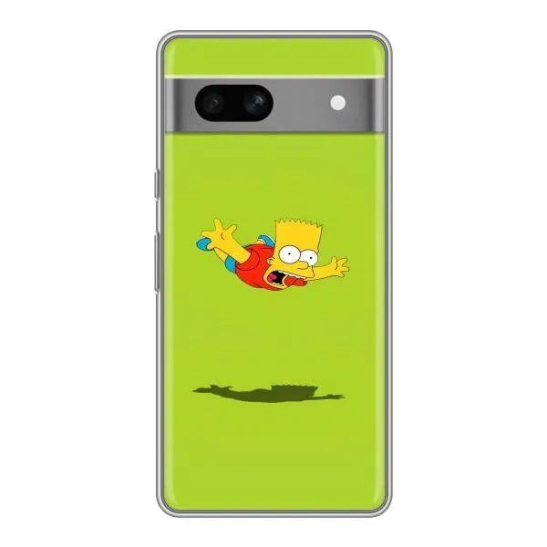 Чохол з принтом «Барт Сімпсон» для Google Pixel 7A