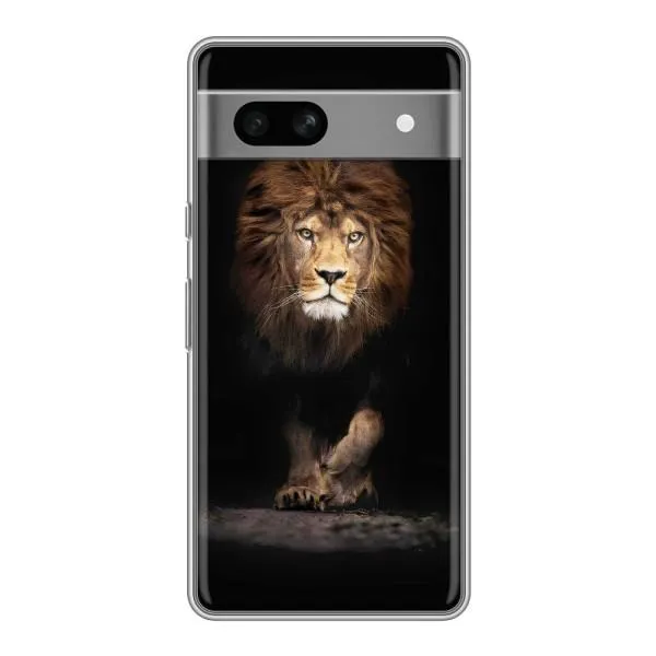 Чехол с принтом «Лев» для Google Pixel 7A