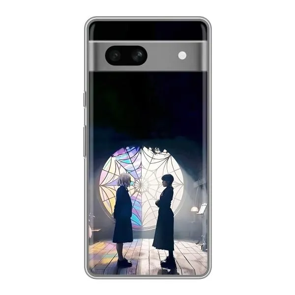 Чохол з принтом «Венздей та Інід» для Google Pixel 7A