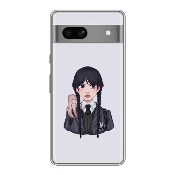 Чохол з принтом «Венздей і Річ» для Google Pixel 7A
